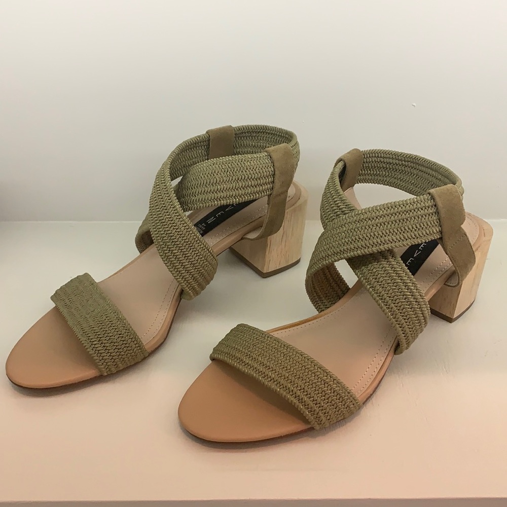 Steven by Steven madden olive green wedge sandal